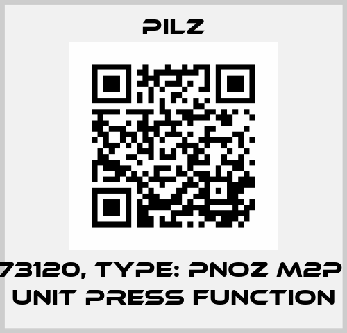 p/n: 773120, Type: PNOZ m2p base unit press function Pilz
