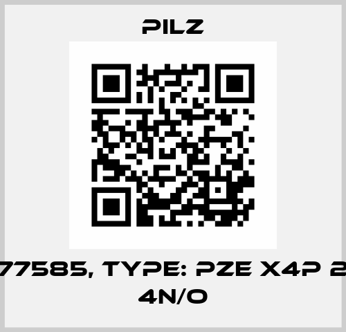 p/n: 777585, Type: PZE X4P 24VDC 4n/o Pilz