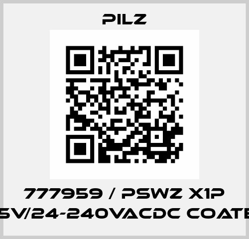 777959 / PSWZ X1P 0,5V/24-240VACDC coated Pilz