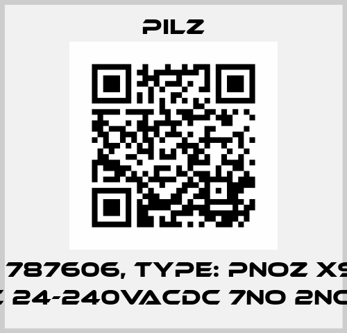 p/n: 787606, Type: PNOZ X9P C 24DC 24-240VACDC 7no 2nc 2so Pilz