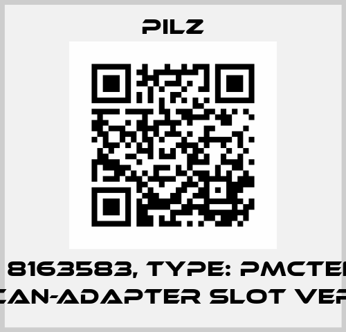 p/n: 8163583, Type: PMCtendo DD4.CAN-Adapter Slot version Pilz