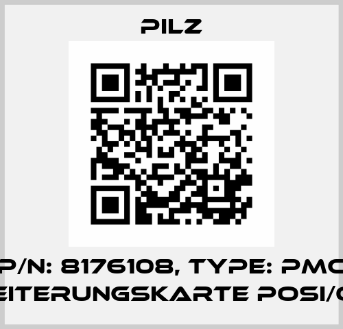 p/n: 8176108, Type: PMC Erweiterungskarte PosI/O-AIO Pilz