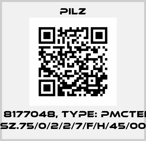 p/n: 8177048, Type: PMCtendo SZ.75/0/2/2/7/F/H/45/00 Pilz