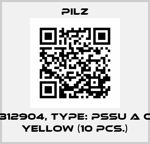 p/n: 312904, Type: PSSu A CE "B" yellow (10 pcs.) Pilz