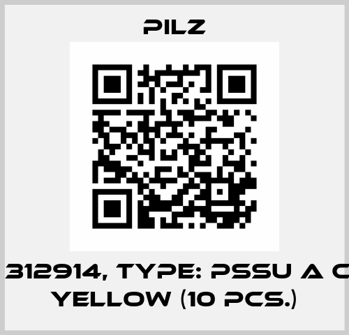 p/n: 312914, Type: PSSu A CE "L" yellow (10 pcs.) Pilz