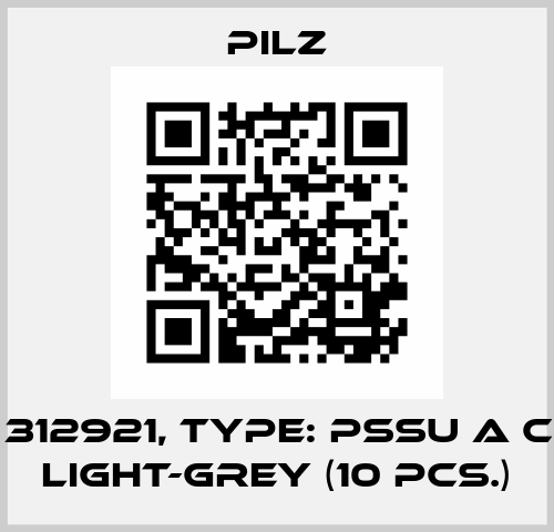 p/n: 312921, Type: PSSu A CE "A" light-grey (10 pcs.) Pilz