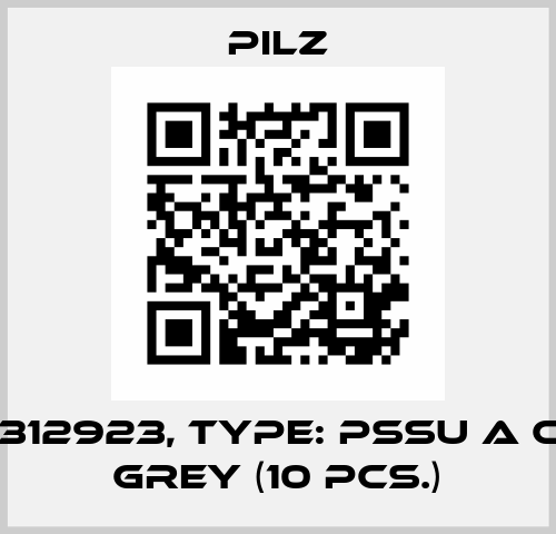 p/n: 312923, Type: PSSu A CE "A" grey (10 pcs.) Pilz