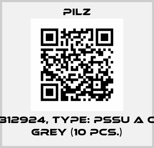 p/n: 312924, Type: PSSu A CE "B" grey (10 pcs.) Pilz