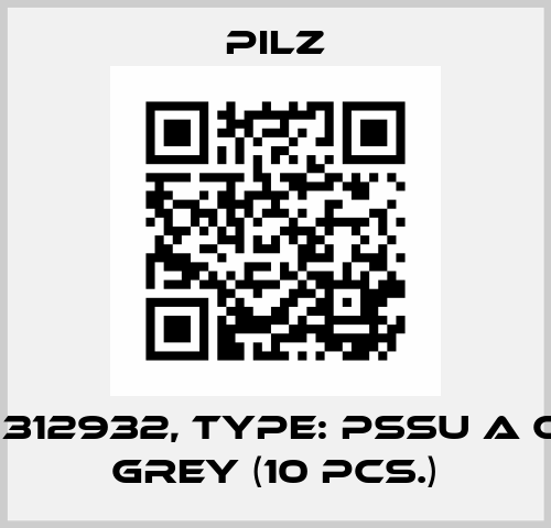 p/n: 312932, Type: PSSu A CE "J" grey (10 pcs.) Pilz