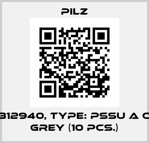 p/n: 312940, Type: PSSu A CE "R" grey (10 pcs.) Pilz