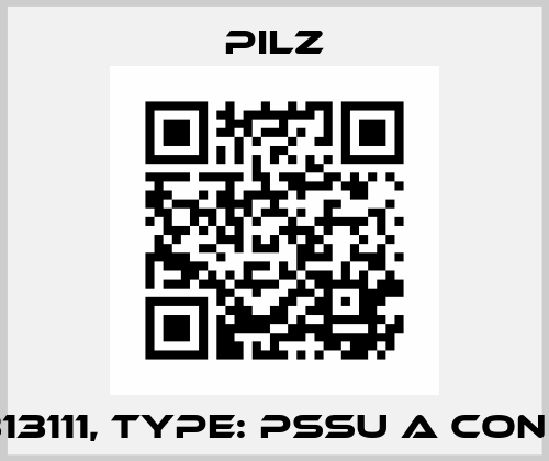 p/n: 313111, Type: PSSu A Con 2/8 C Pilz