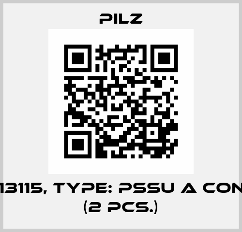 p/n: 313115, Type: PSSu A Con 1/10 C (2 pcs.) Pilz