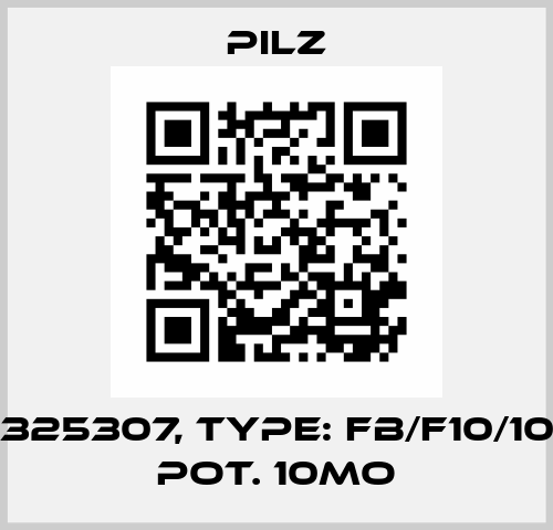 p/n: 325307, Type: FB/F10/10SEC. POT. 10MO Pilz