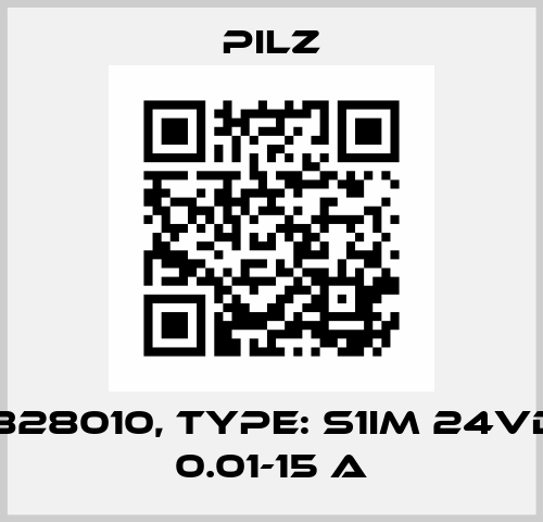 p/n: 828010, Type: S1IM 24VDC IM 0.01-15 A Pilz