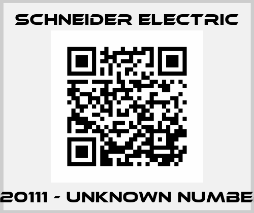 220111 - UNKNOWN NUMBER Schneider Electric