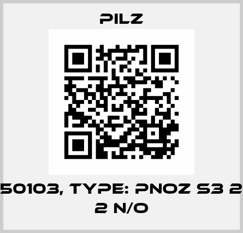 p/n: 750103, Type: PNOZ s3 24VDC 2 n/o Pilz