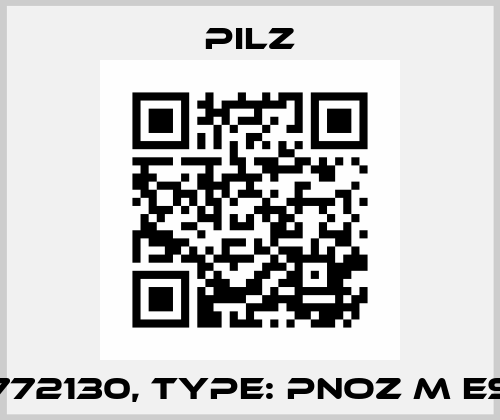 p/n: 772130, Type: PNOZ m ES ETH Pilz