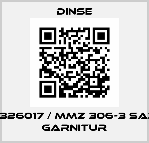620326017 / MMZ 306-3 SAZ /0° Garnitur Dinse