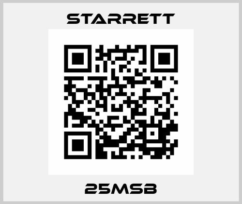 25MSB Starrett