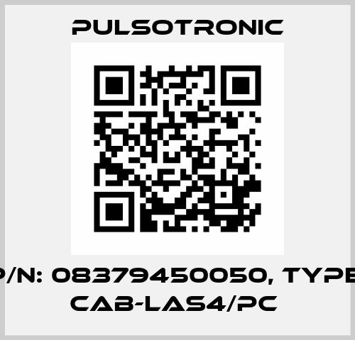 p/n: 08379450050, Type: CAB-LAS4/PC  Pulsotronic
