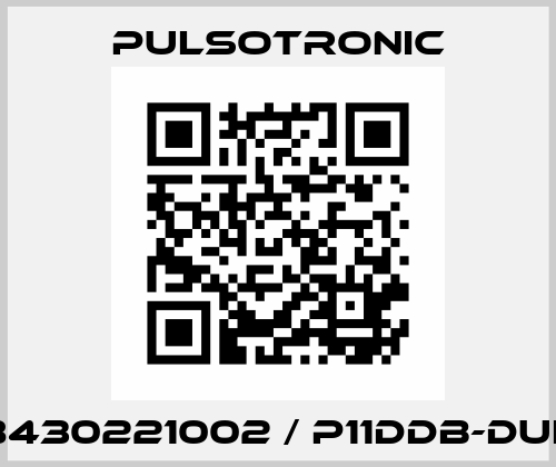 08430221002 / P11DDB-DULD Pulsotronic