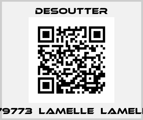 279773  LAMELLE  LAMELLE Desoutter