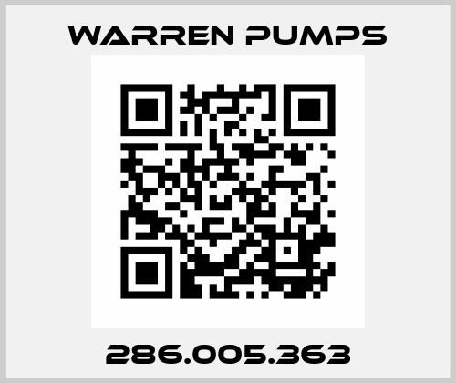 286.005.363 Warren Pumps
